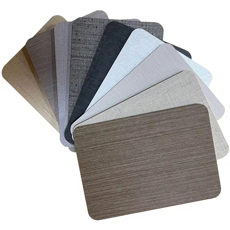 Panel de pared de cristal de carbono con textura de tela