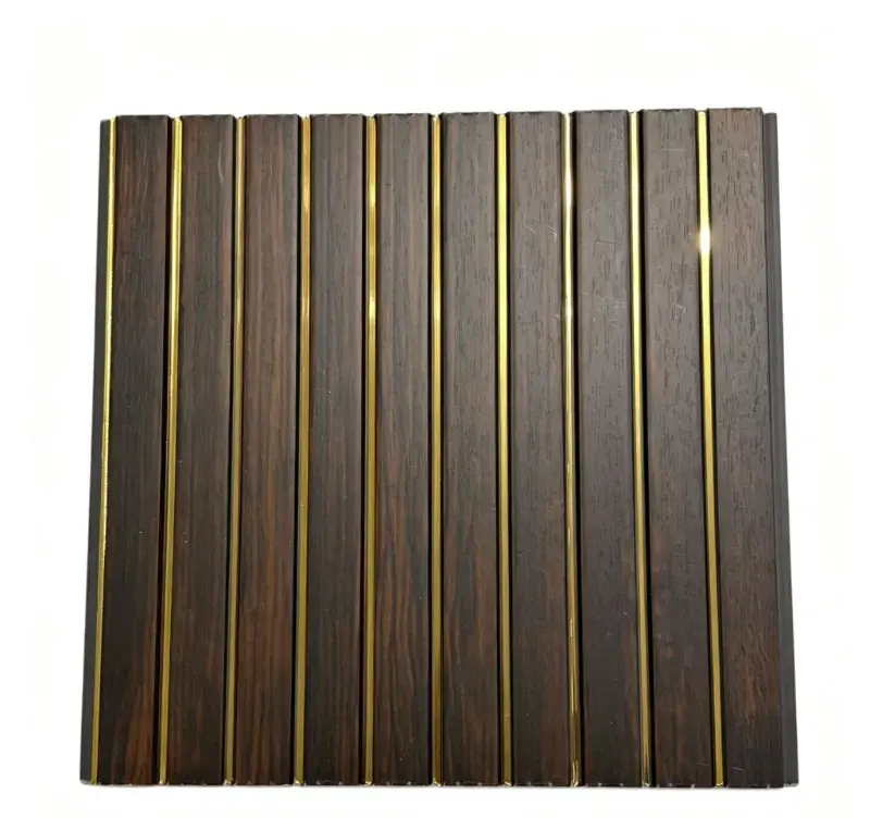 Precio fantásticamente bueno para el panel de pared estriado de PVC para decoración interior de lujo
