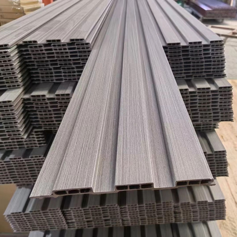 Panel de pared estriado de WPC